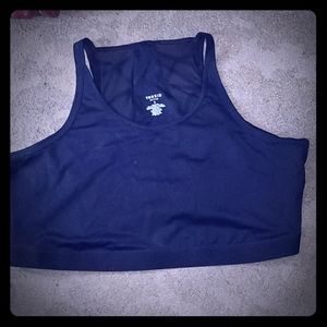 Torrid Black Sports Bra w/mesh insert sz. 6. NWOT